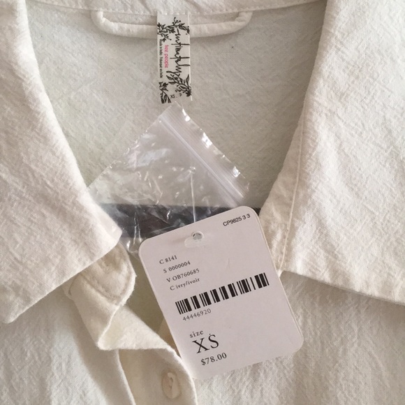 Free People Intimately Pa Pa Poplin Button Shirt - Picture 3 of 8